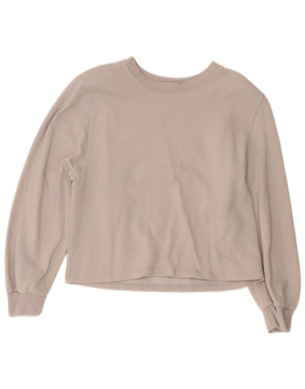 Bluza damska Zara Crop Sweter UK 14 Średnia szara bawełna