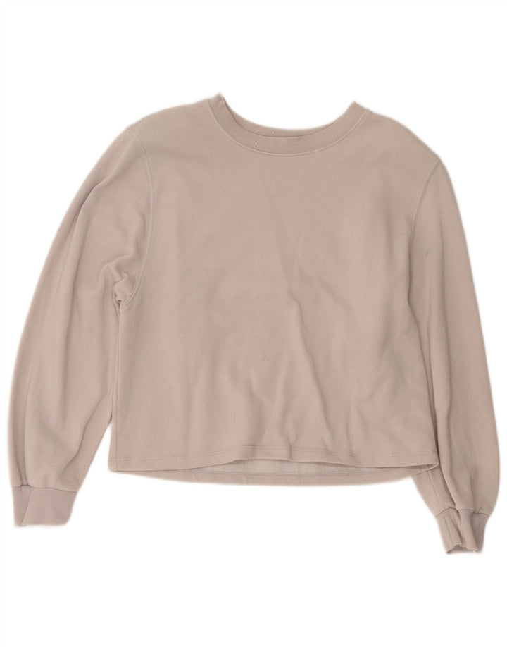 Bluza damska Zara Crop Sweter UK 14 Średnia szara bawełna