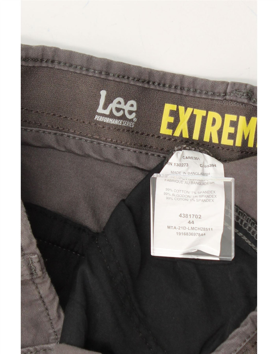 LEE Mens Cargo Shorts W44 2XL Grey Cotton Vintage Lee and Second-Hand Lee from Messina Hembry 