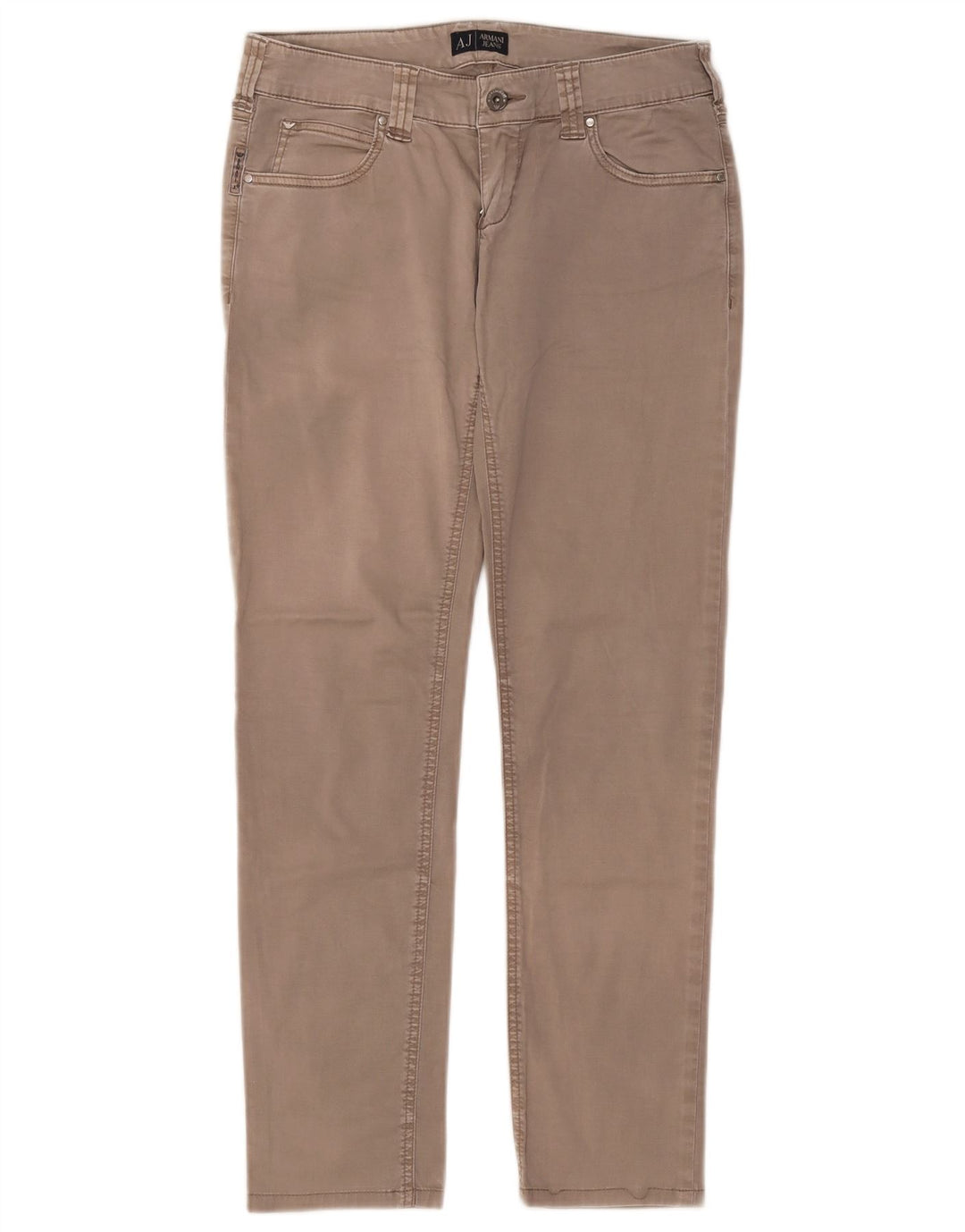 Spodnie damskie Armani Slim Casual W27 L28 Szare
