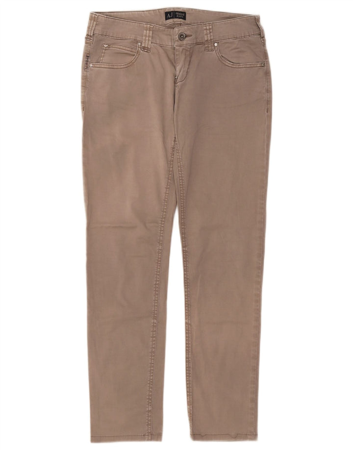 Spodnie damskie Armani Slim Casual W27 L28 Szare