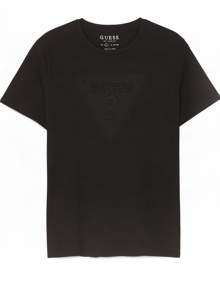 Guess T-shirt męski Top, średni, czarny, bawełniany