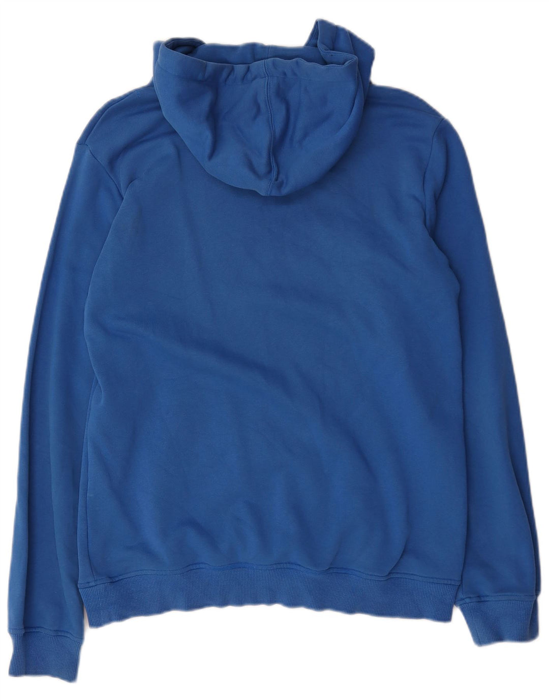 Męska bluza z kapturem Adidas Graphic, średnia niebieska, bawełniana