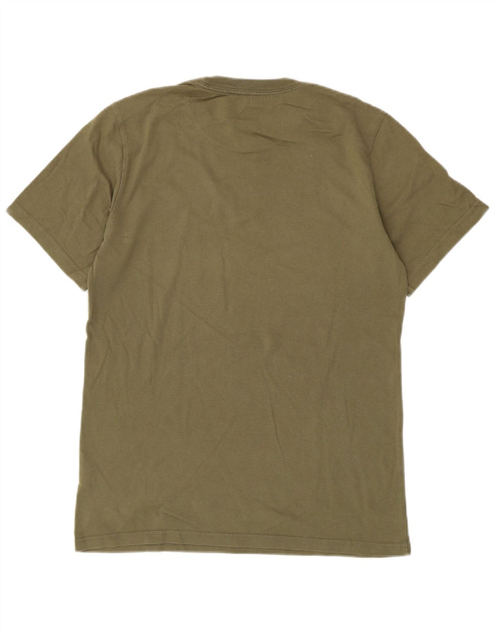 Converse Męski T-shirt z grafiką, mały, bawełniany khaki