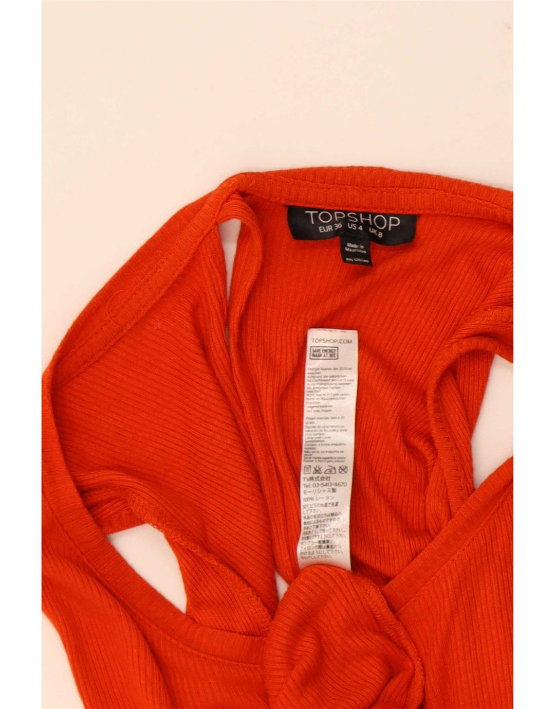 Damska sukienka maxi bez rękawów Topshop UK 8, mała czerwona