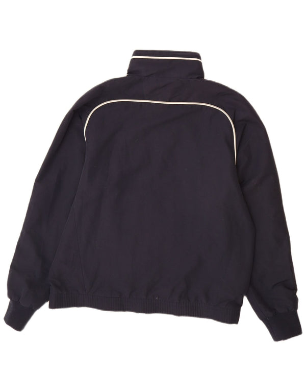 Kurtka męska dresowa CHAMPION, średni granatowy, poliester w blokach kolorów