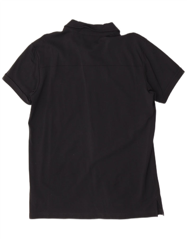 Koszula męska z krótkim rękawem Wrangler 2XL, czarna, poliamid