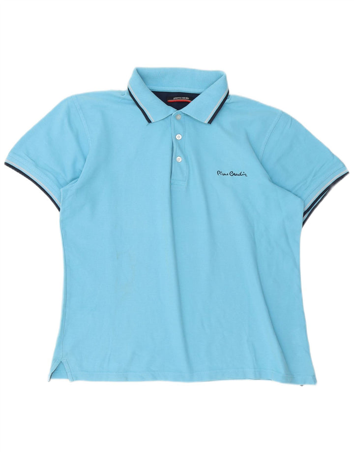 Męska koszulka polo Pierre Cardin XL, niebieska, bawełniana
