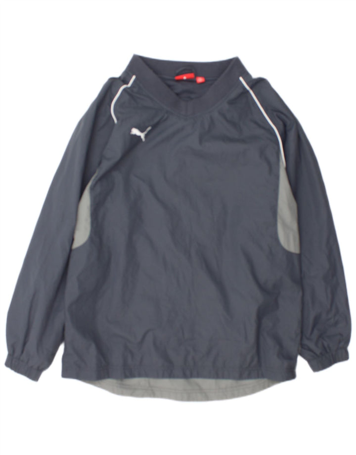 Bluza chłopięca Zara, bluza dresowa, 13-14 lat, szary, kolorowy poliester