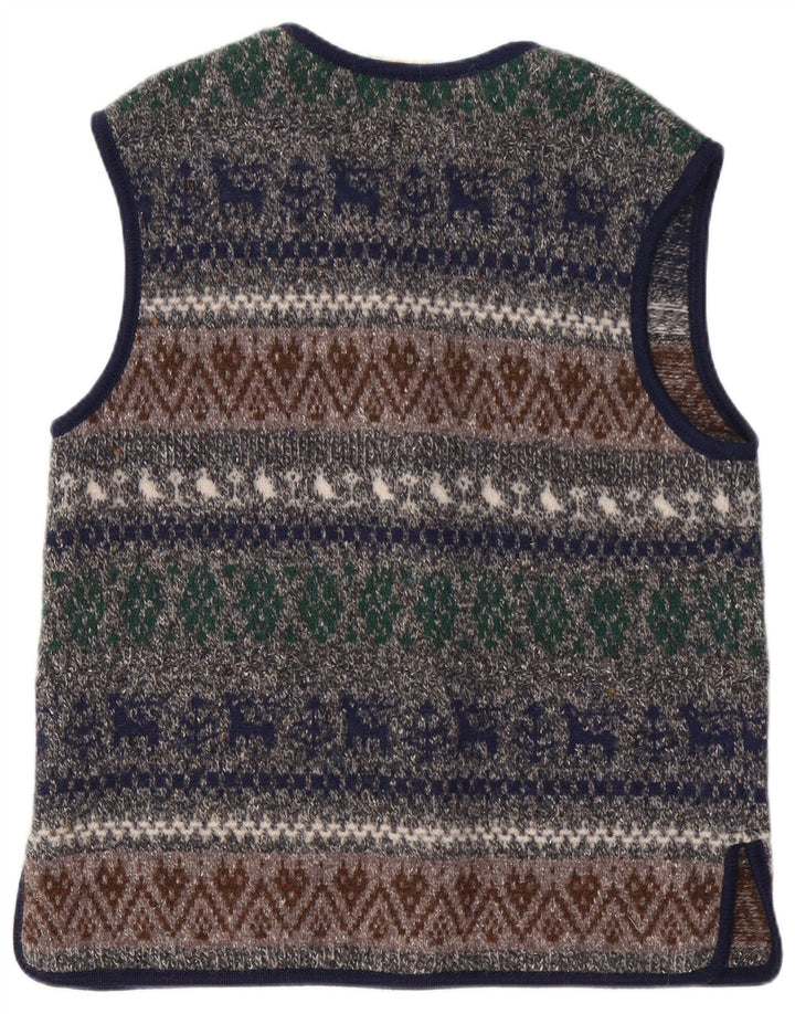 Sweter damski Stapf EU 42, duży, wielokolorowy Fair Isle