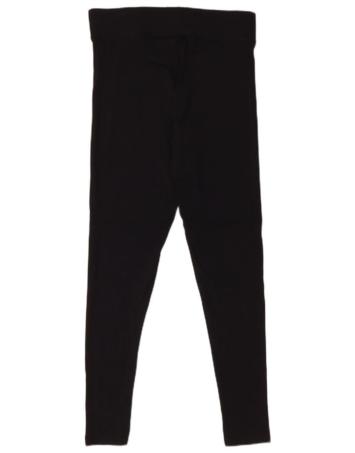 Legginsy damskie Marks & Spencer UK 12, średnie, czarne, bawełniane