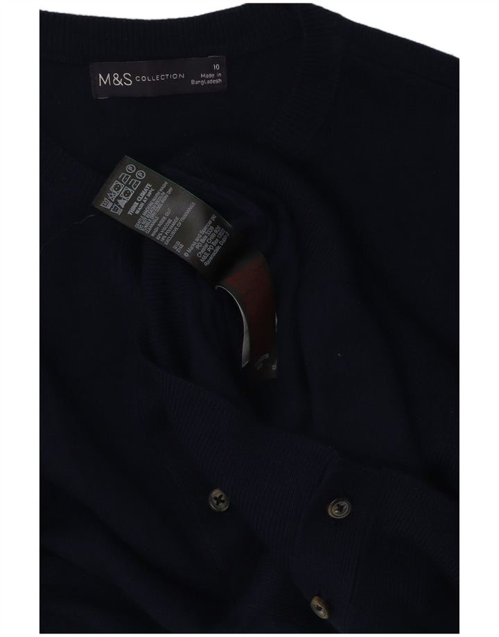 Sweter damski Marks & Spencer UK 10 Small, granatowy, wiskoza