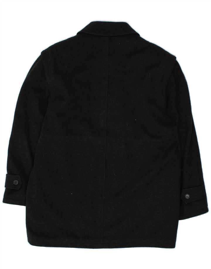 MARTENS Womens Overcoat UK 14 Large Black Nylon Vintage Martens and Second-Hand Martens from Messina Hembry 