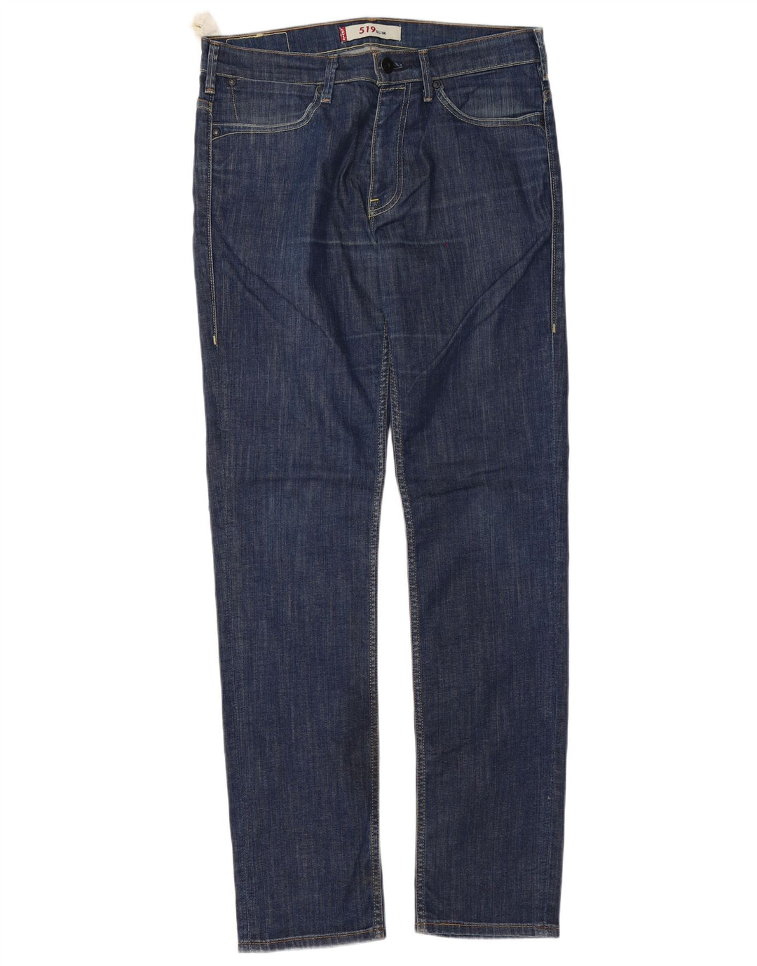 Męskie jeansy Levi's 519 Slim W34 L34 Niebieska bawełna