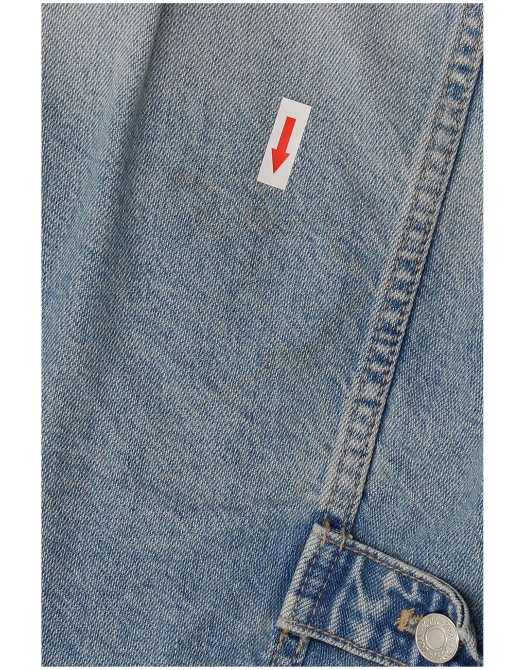 Damska kurtka dżinsowa ZARA Oversize UK 10, mała, niebieska, bawełniana