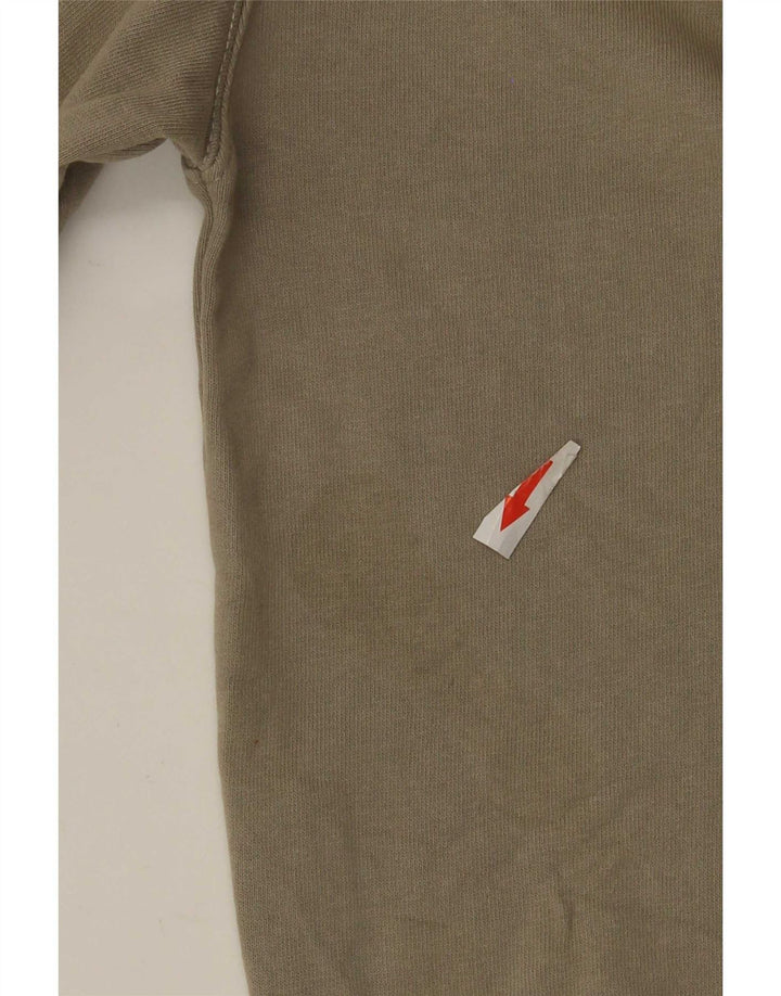 Damski sweter oversize Zara UK 10, mały, bawełniany khaki