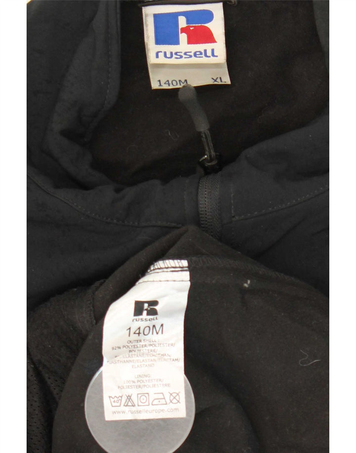 Męska kurtka wiatrówka Russell Athletic UK 42 XL, czarny poliester