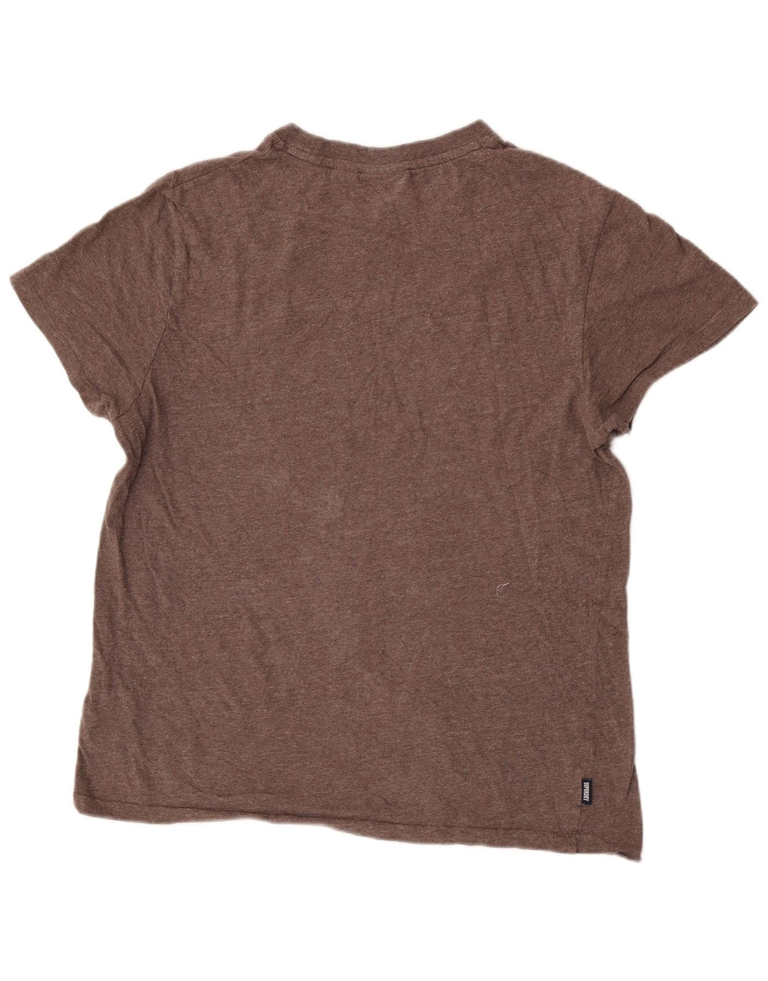 T-shirt męski Superdry XL, brązowy, bawełniany