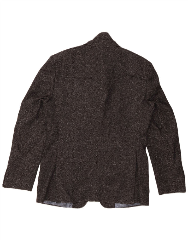 ROY ROBSON Męska marynarka zapinana na 3 guziki UK 38 Średnioszara, nowa wełna