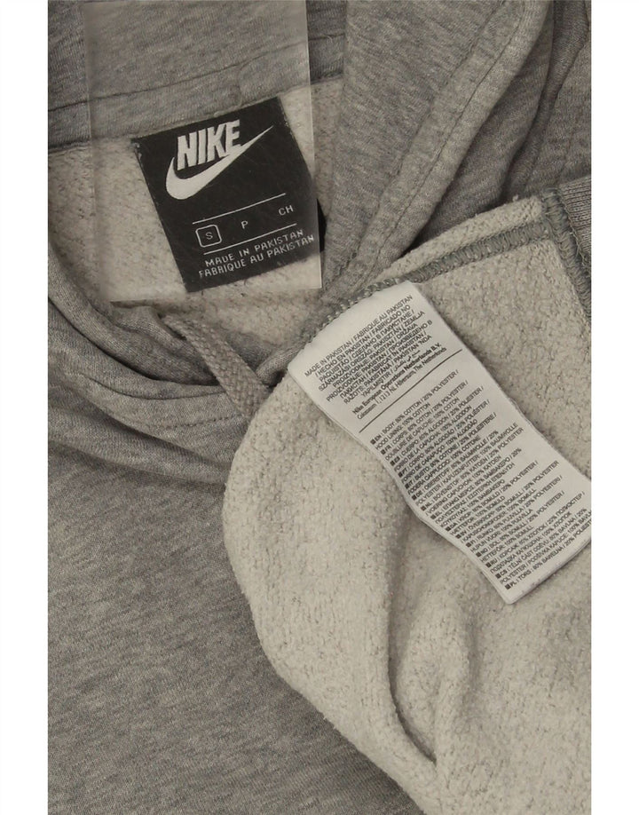NIKE Mens Hoodie Jumper Small Grey Cotton Vintage Nike and Second-Hand Nike from Messina Hembry 