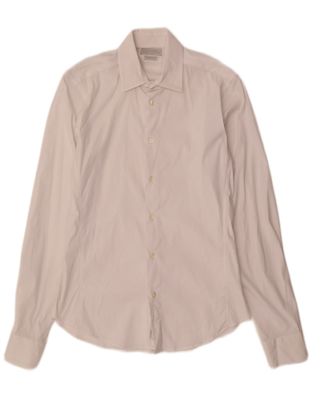 Koszula męska Zara Super Slim Fit, mała, biała
