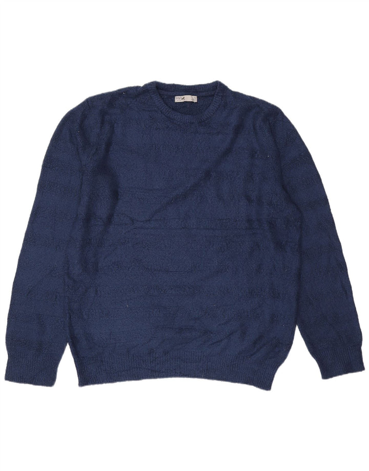 Marks & Spencer Męski sweter z okrągłym dekoltem XL, granatowy