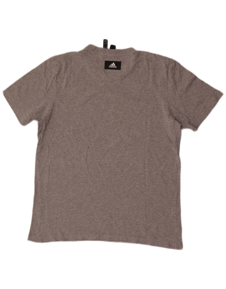 Męska koszulka graficzna Adidas Top Medium Grey