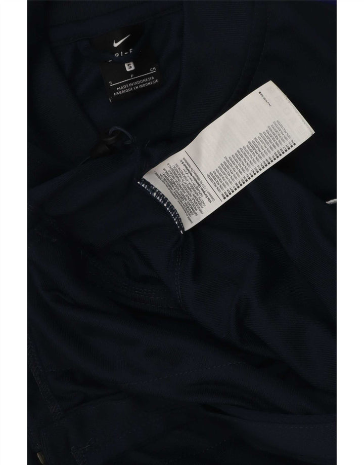 Kurtka męska Nike Belfast Met Tracksuit Top, mała, granatowa, z blokami kolorów