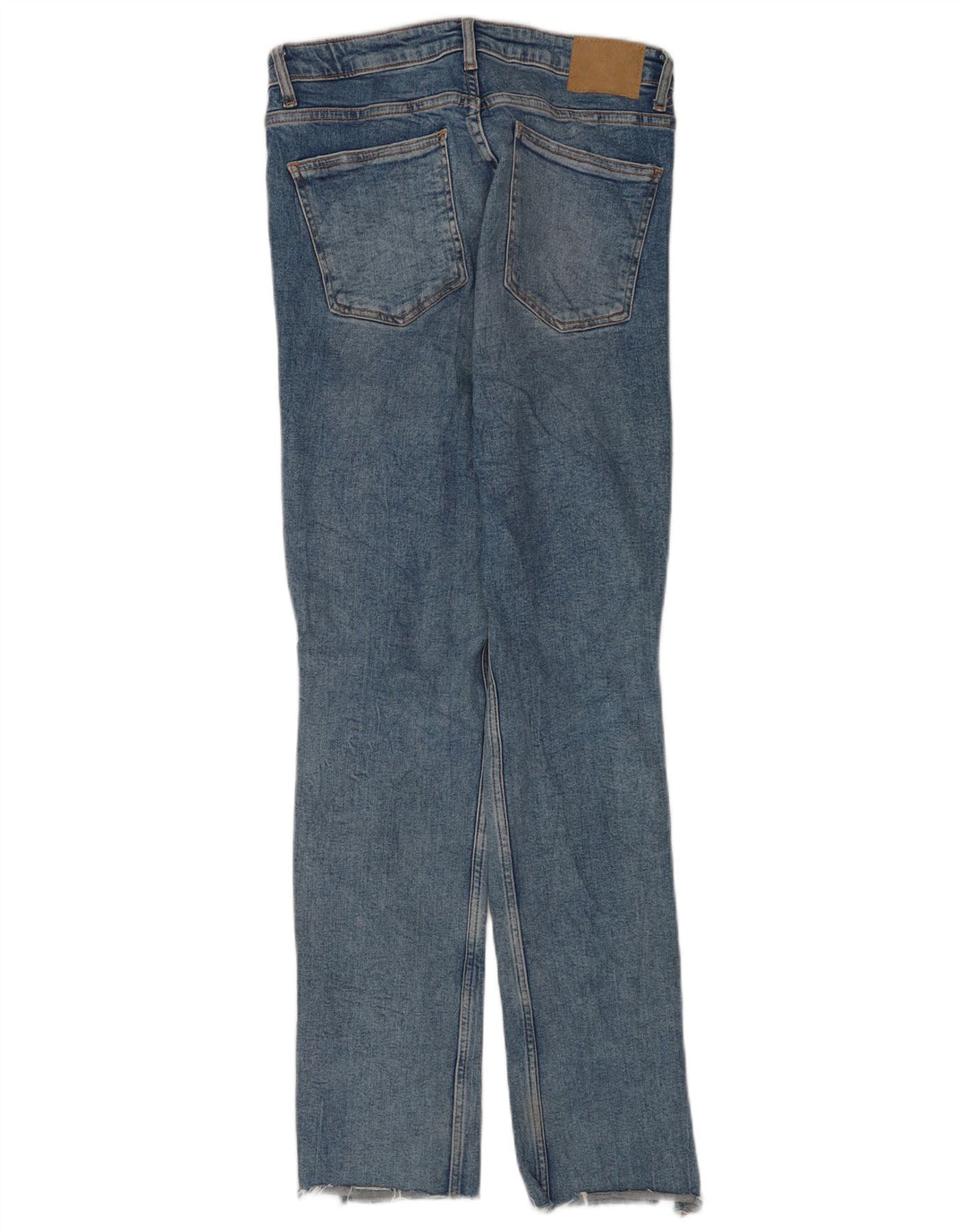 Damskie jeansy Zara w trudnej sytuacji, EU 40 Medium W30 L31, niebieska bawełna