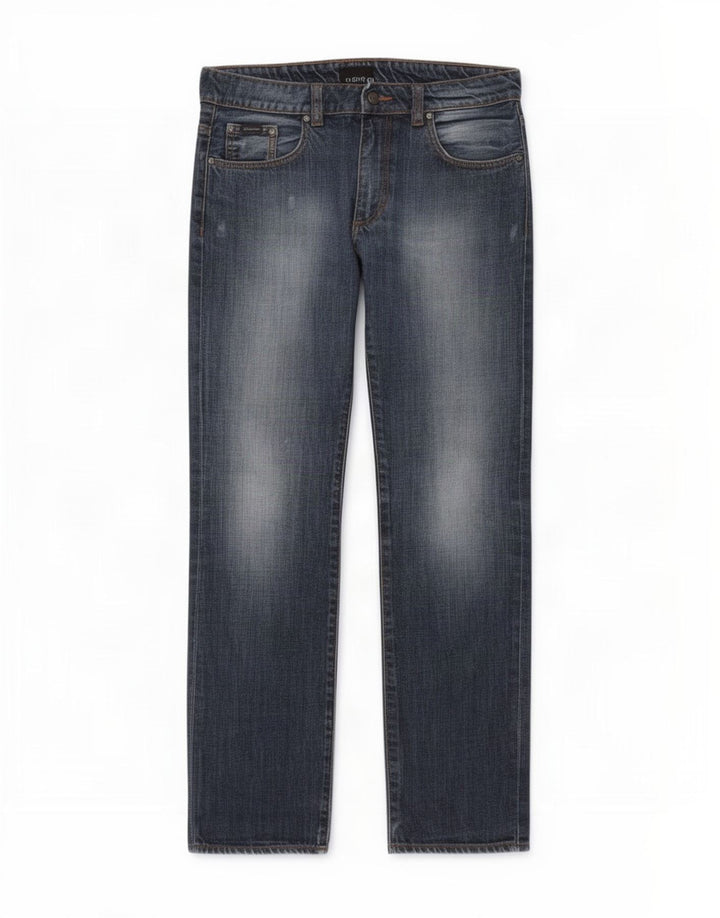 Męskie proste dżinsy Calvin Klein W31 L32 niebieskie