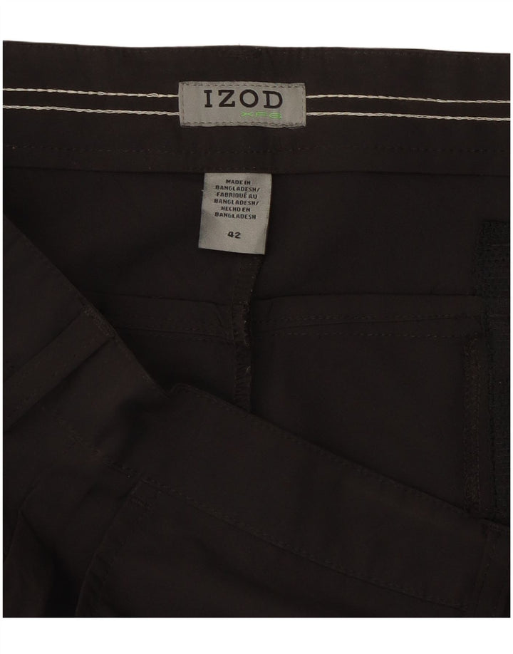 Męskie spodenki Chino Izod W42 2XL Czarny poliester