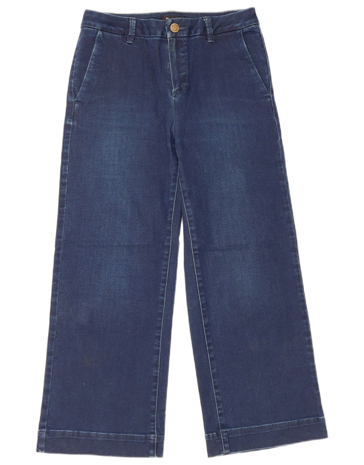 Jeansy damskie Massimo Dutti Crop Wide Leg W26 L23 Niebieskie