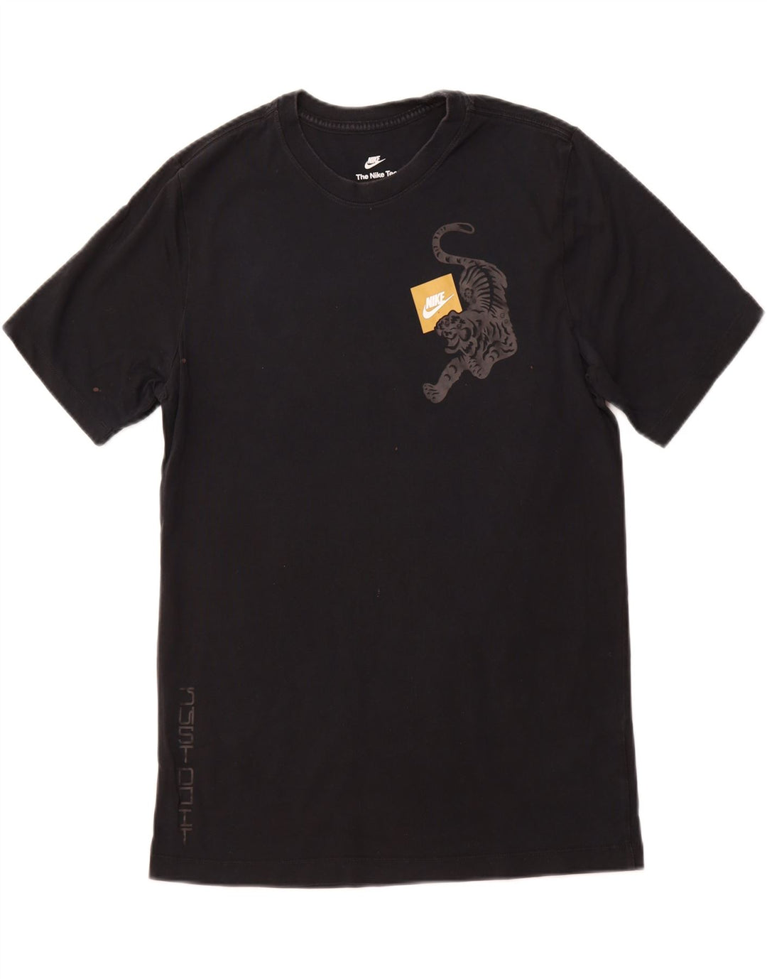 Męski T-shirt NIKE Tall Graphic Top, średni czarny