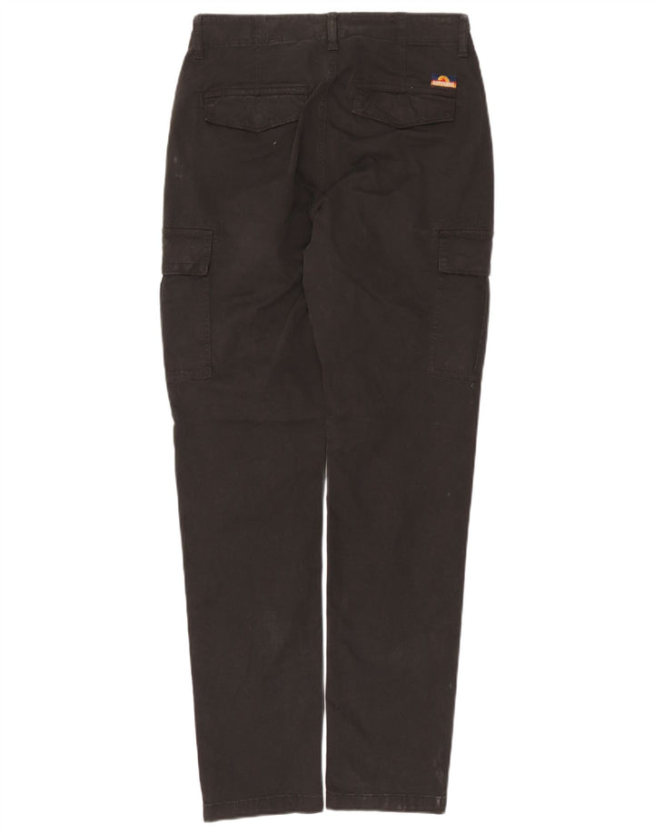 Męskie spodnie cargo Superdry W28 L32, czarne, bawełniane