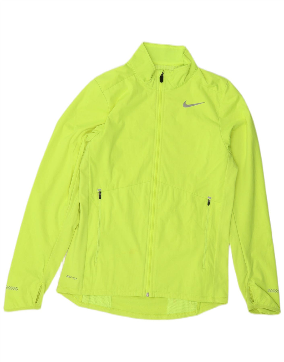 Męska kurtka dresowa NIKE Dri Fit, mała, zielona, poliestrowa