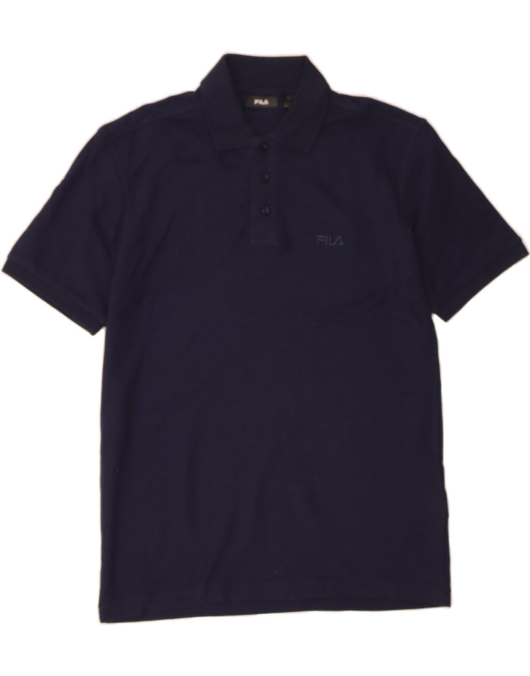 FILA Mens Polo Shirt Small Navy Blue Cotton Vintage Fila and Second-Hand Fila from Messina Hembry 