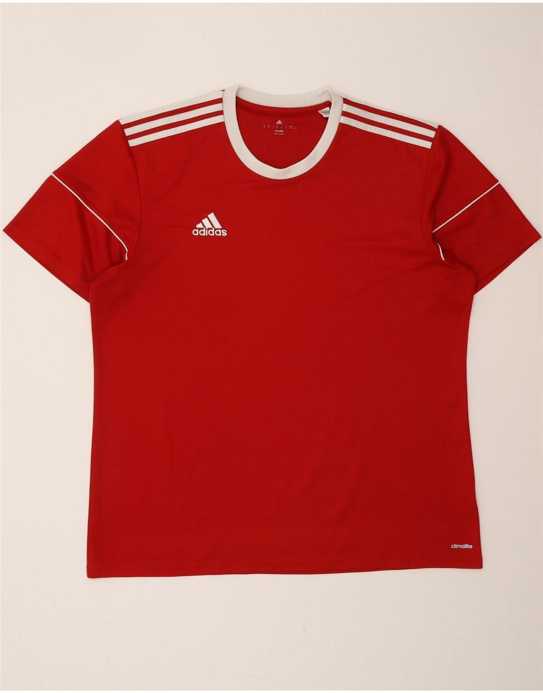 Męska koszulka T-shirt ADIDAS Climalite XL, czerwona