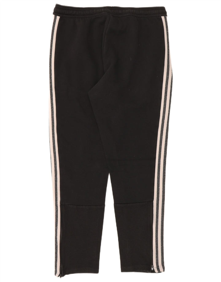 Męskie spodnie dresowe Adidas, duże, czarne, bawełniane