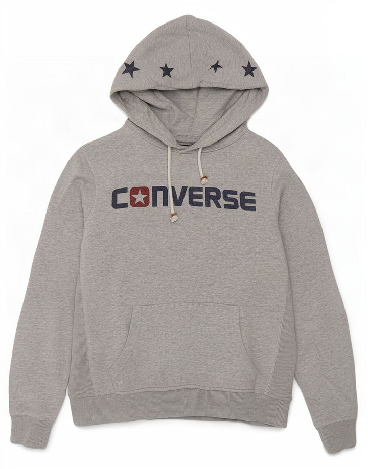 Damska bluza z kapturem Converse Graphic UK 14 Medium Grey