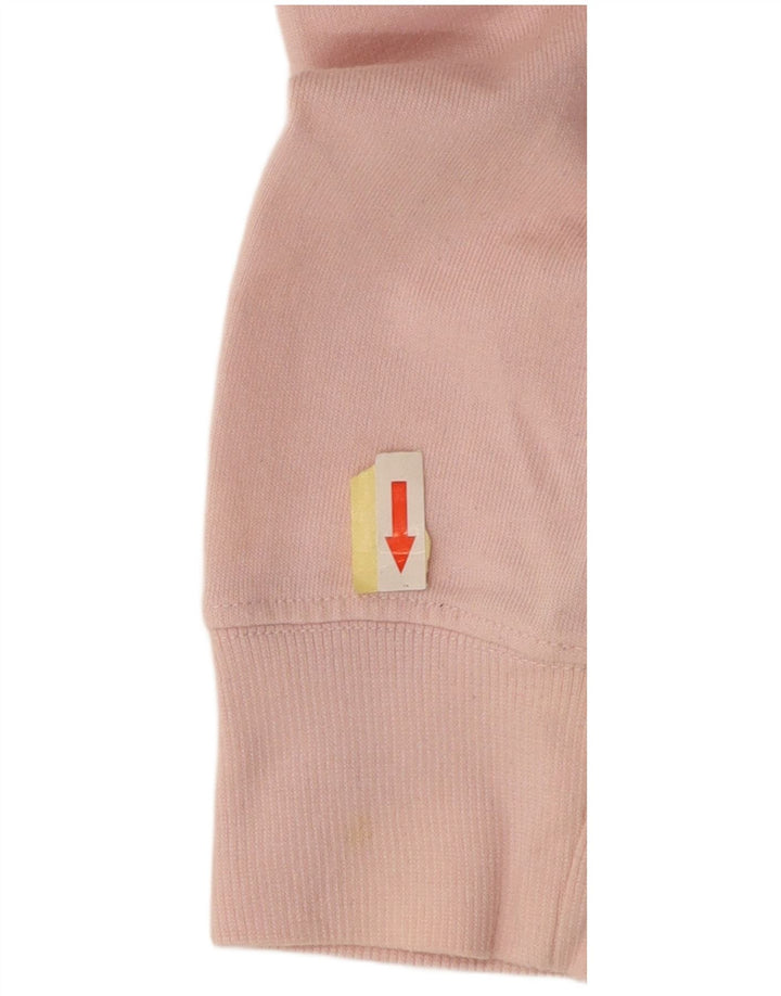 Damski sweter CALVIN KLEIN z grafiką UK 14, średni różowy, bawełniany