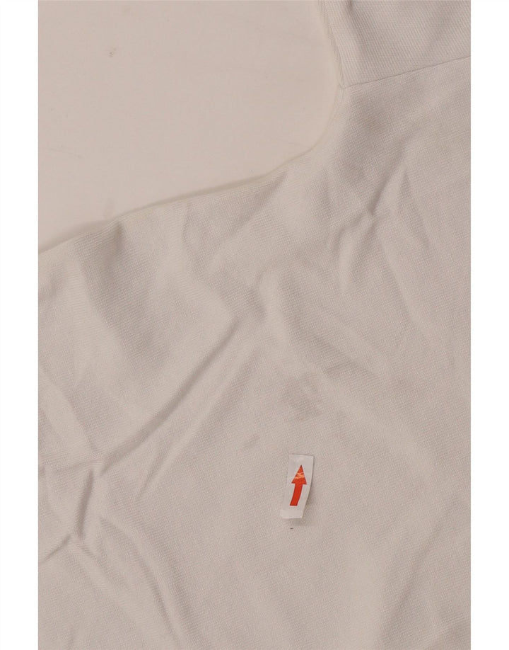 Damska koszulka oversize Zara Top UK 10 Small White Cotton