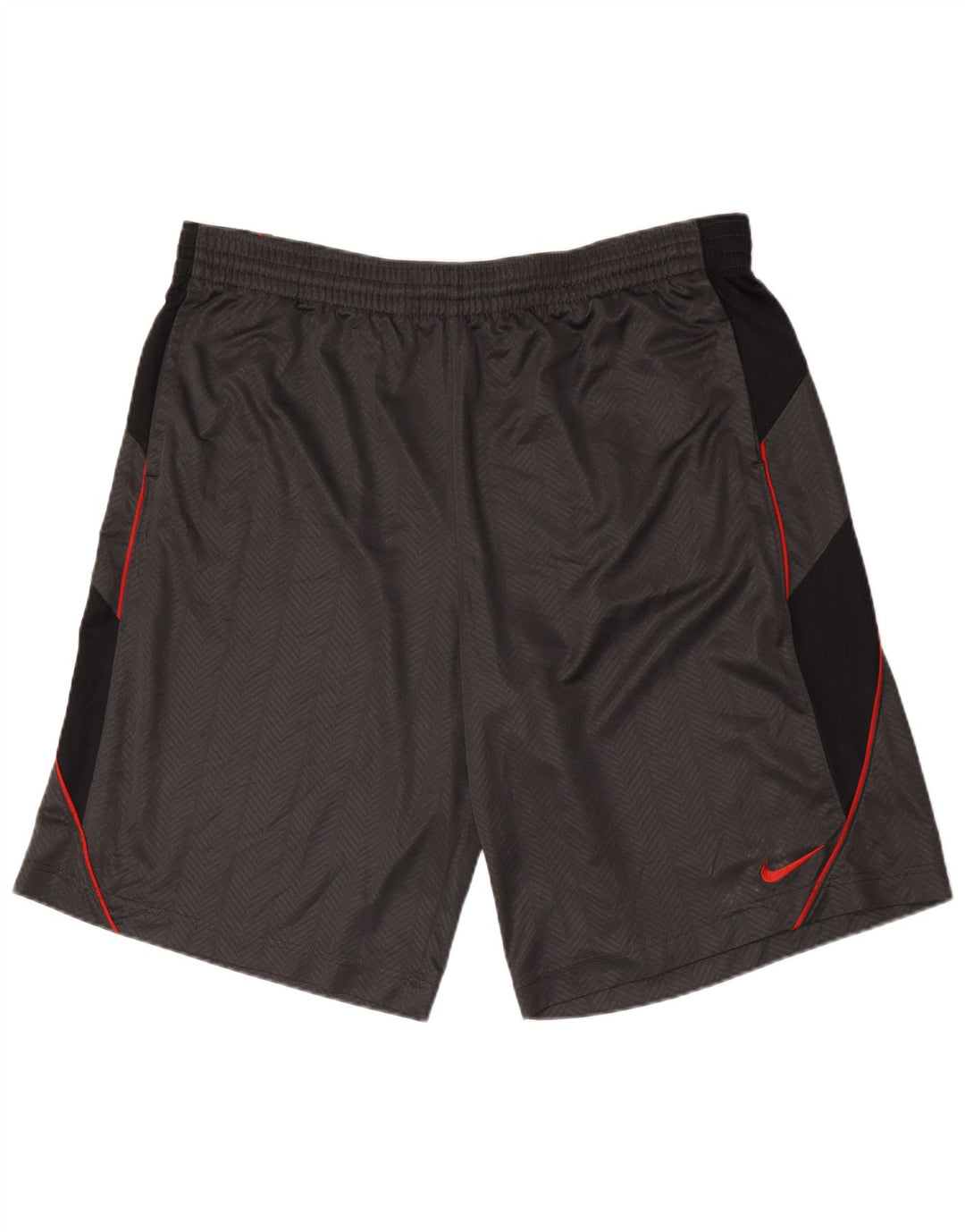 Męskie spodenki sportowe Nike 2XL Szary poliester z blokami kolorów