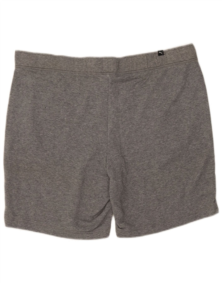 Męskie spodenki sportowe Puma XL, szare, bawełniane