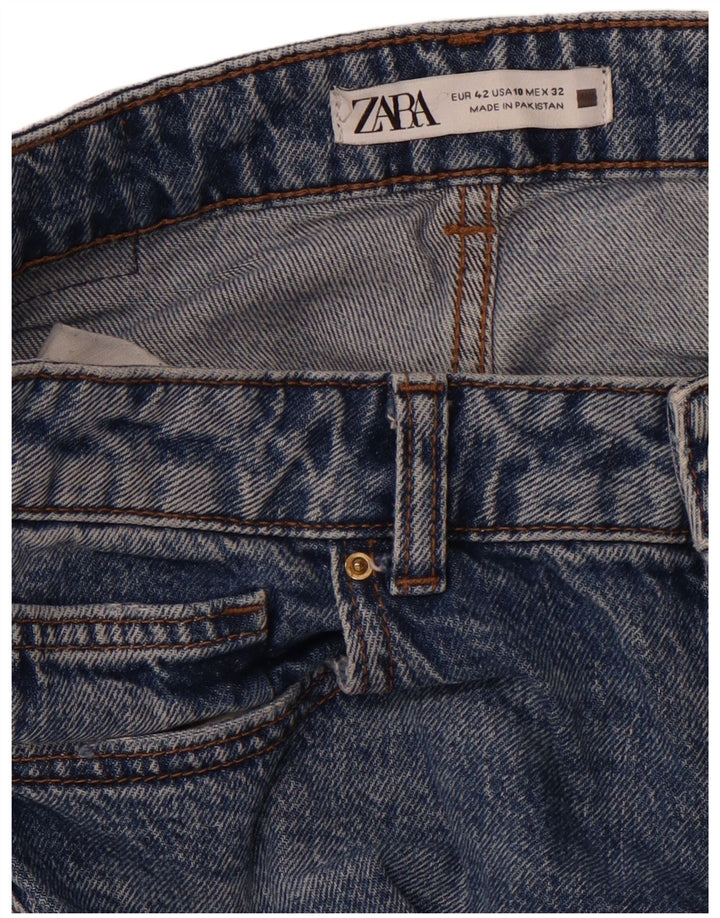 Damskie jeansy zwężane ZARA EU 42 Large W32 L28 Niebieskie