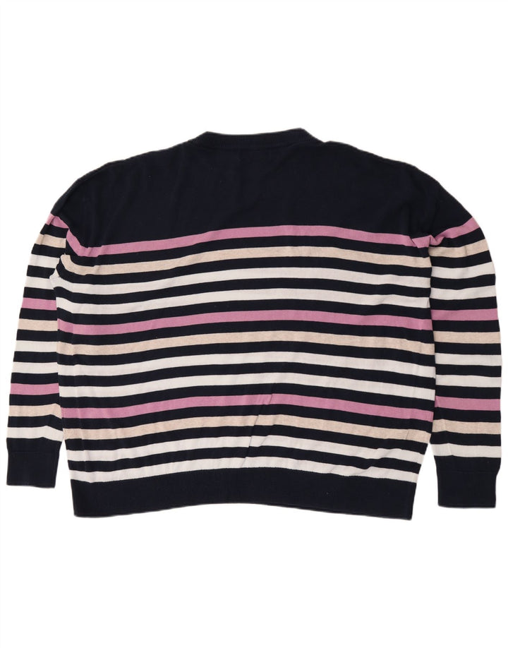 Marks & Spencer Damski sweter z okrągłym dekoltem, UK 18 XL, wielokolorowy