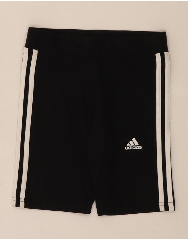 Spodenki sportowe Adidas dziewczęce 11-12 lat, czarne, bawełniane