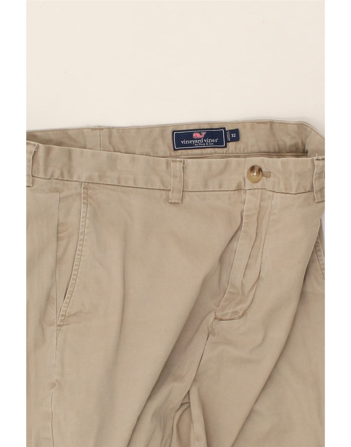 VINEYARD VINES Mens Chino Shorts W32 Medium Beige Cotton Vintage Vineyard Vines and Second-Hand Vineyard Vines from Messina Hembry 