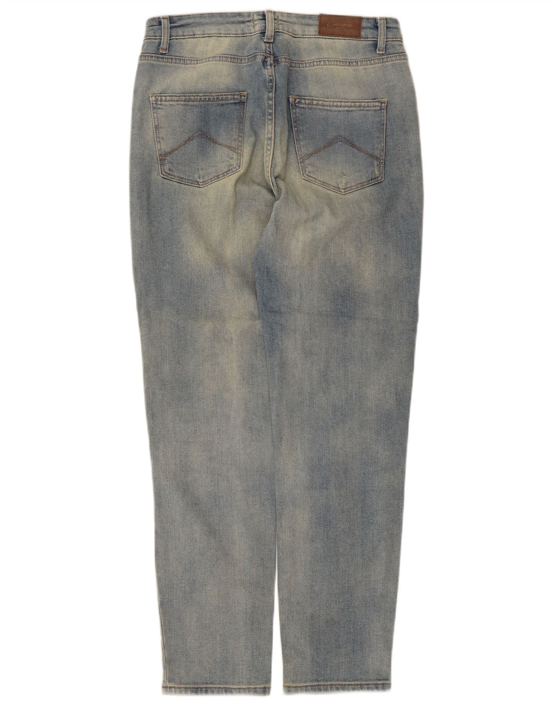 Damskie jeansy Carrera Distressed Tapered IT 42 Medium W29 L29 Niebieska bawełna