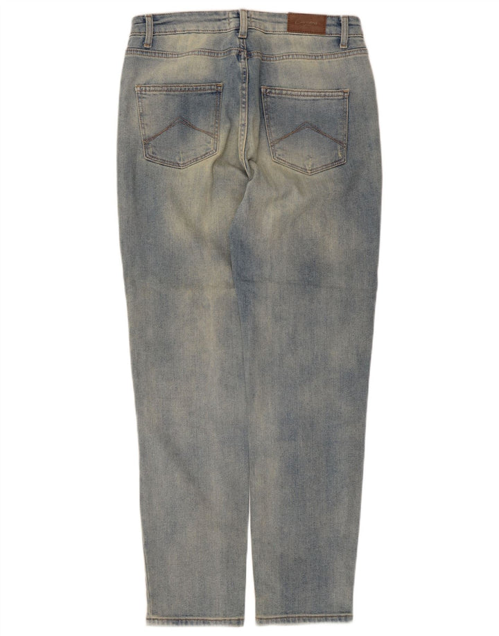 Damskie jeansy Carrera Distressed Tapered IT 42 Medium W29 L29 Niebieska bawełna