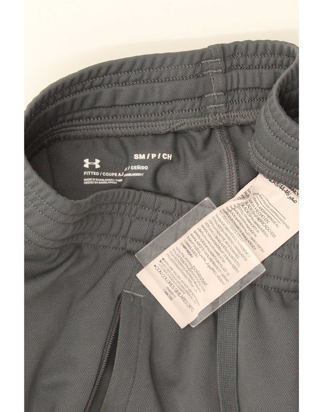 Męskie spodnie dresowe Under Armour, małe, szare, z poliestru